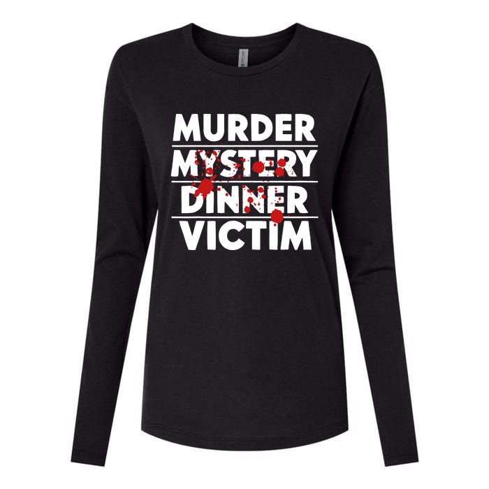 Murder Mystery Detective Documentary True Crime Womens Cotton Relaxed Long Sleeve T-Shirt