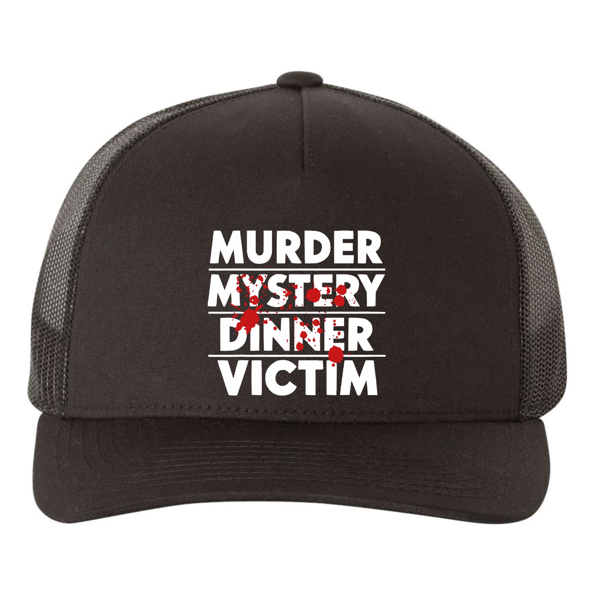 Murder Mystery Detective Documentary True Crime Yupoong Adult 5-Panel Trucker Hat