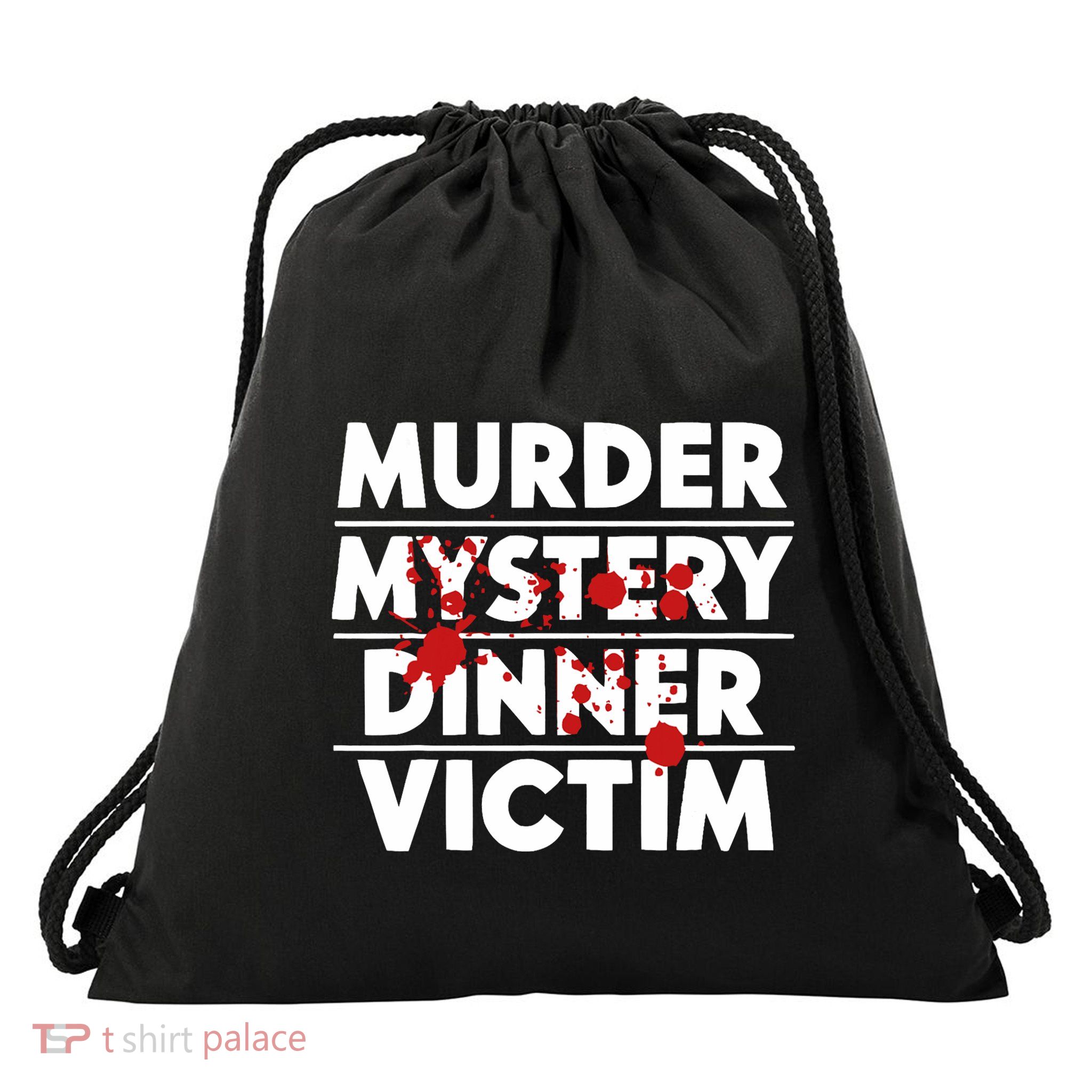 Murder Mystery Detective Documentary True Crime Drawstring Bag