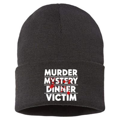 Murder Mystery Detective Documentary True Crime Sustainable Knit Beanie