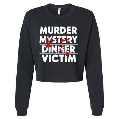 Murder Mystery Detective Documentary True Crime Cropped Pullover Crew