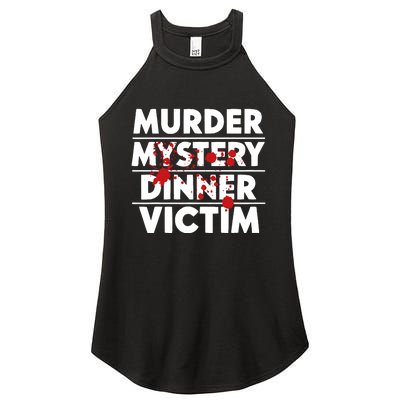 Murder Mystery Detective Documentary True Crime Women’s Perfect Tri Rocker Tank