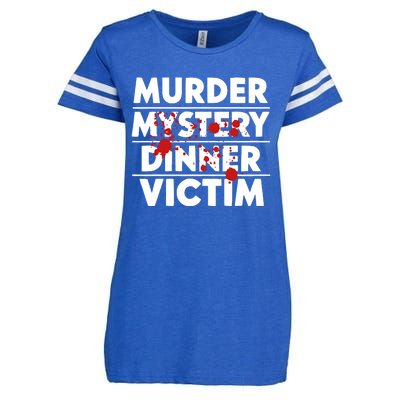 Murder Mystery Detective Documentary True Crime Enza Ladies Jersey Football T-Shirt