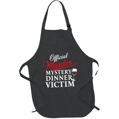 Murder Mystery Detective Documentary True Crime Full-Length Apron With Pockets