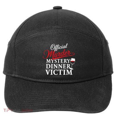 Murder Mystery Detective Documentary True Crime 7-Panel Snapback Hat