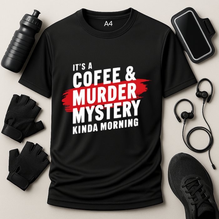 Murder Mystery Detective Documentary True Crime Cooling Performance Crew T-Shirt