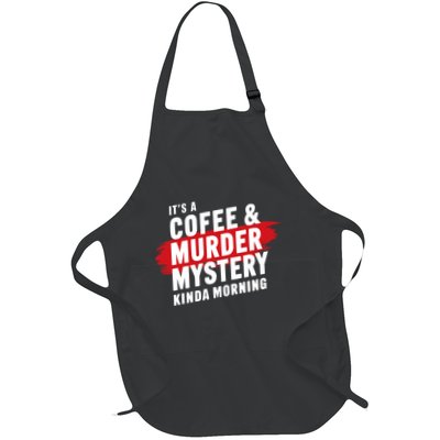 Murder Mystery Detective Documentary True Crime Full-Length Apron With Pockets