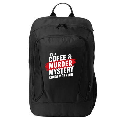 Murder Mystery Detective Documentary True Crime City Backpack