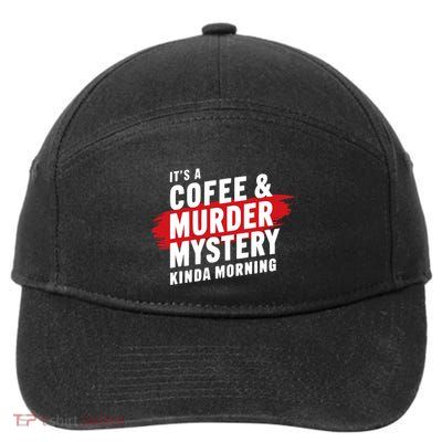 Murder Mystery Detective Documentary True Crime 7-Panel Snapback Hat