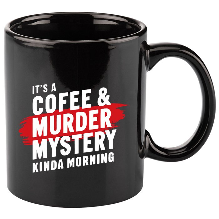 Murder Mystery Detective Documentary True Crime 11oz C Handle Ceramic Mug