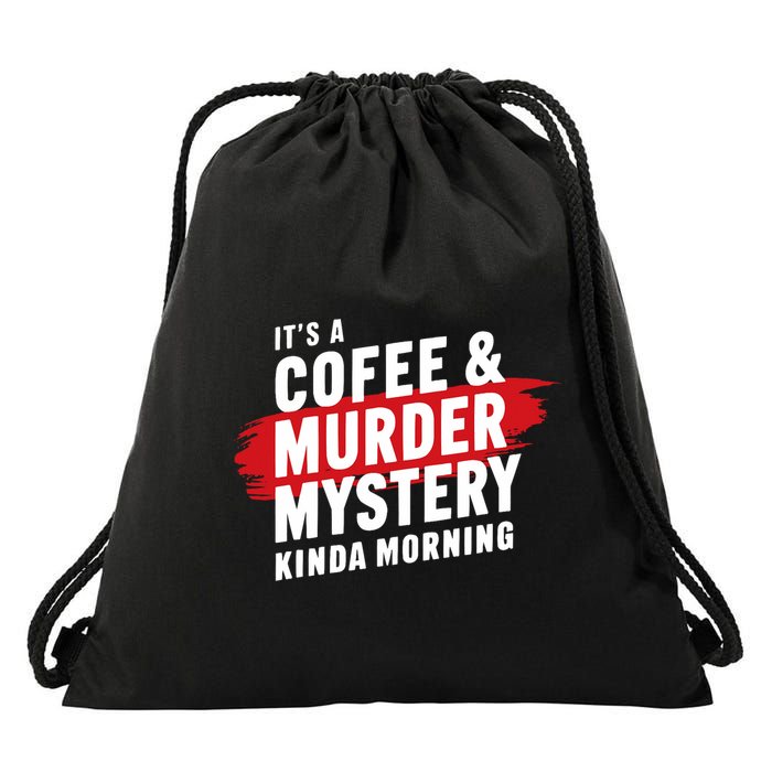 Murder Mystery Detective Documentary True Crime Drawstring Bag