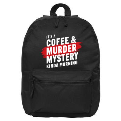 Murder Mystery Detective Documentary True Crime 16 in Basic Backpack