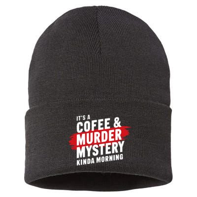 Murder Mystery Detective Documentary True Crime Sustainable Knit Beanie