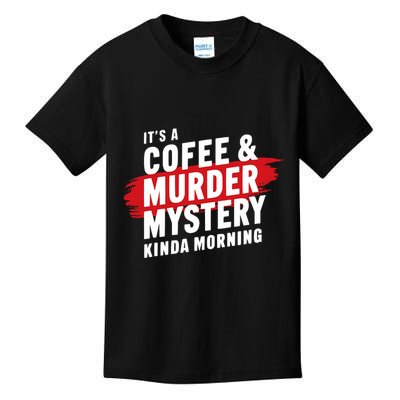 Murder Mystery Detective Documentary True Crime Kids T-Shirt
