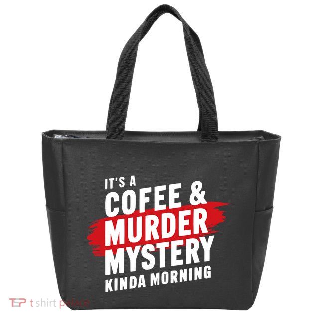Murder Mystery Detective Documentary True Crime Zip Tote Bag