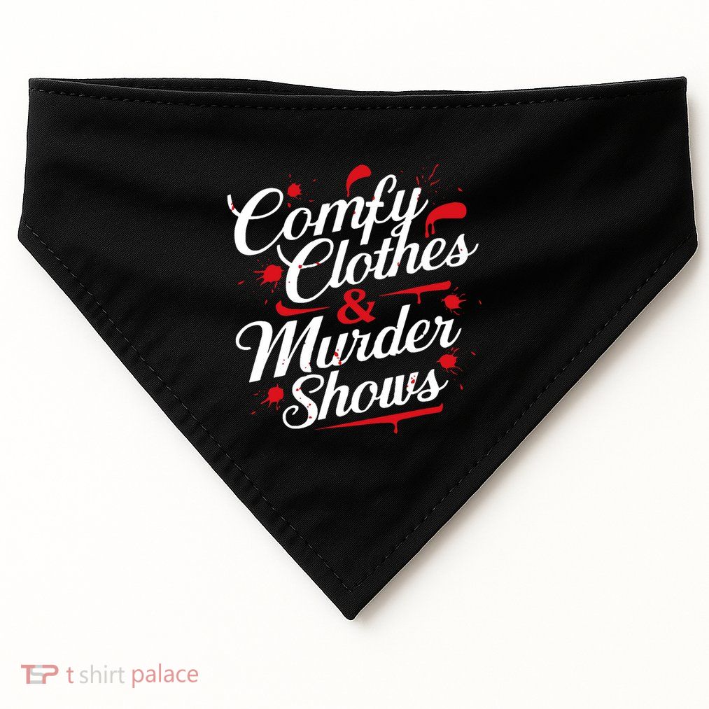 Murder Mystery Detective Documentary True Crime USA-Made Doggie Bandana