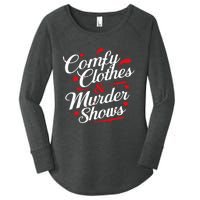 Murder Mystery Detective Documentary True Crime Women's Perfect Tri Tunic Long Sleeve Shirt