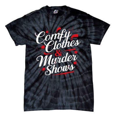 Murder Mystery Detective Documentary True Crime Tie-Dye T-Shirt