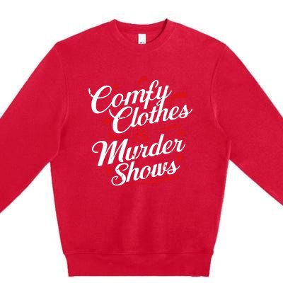 Murder Mystery Detective Documentary True Crime Premium Crewneck Sweatshirt