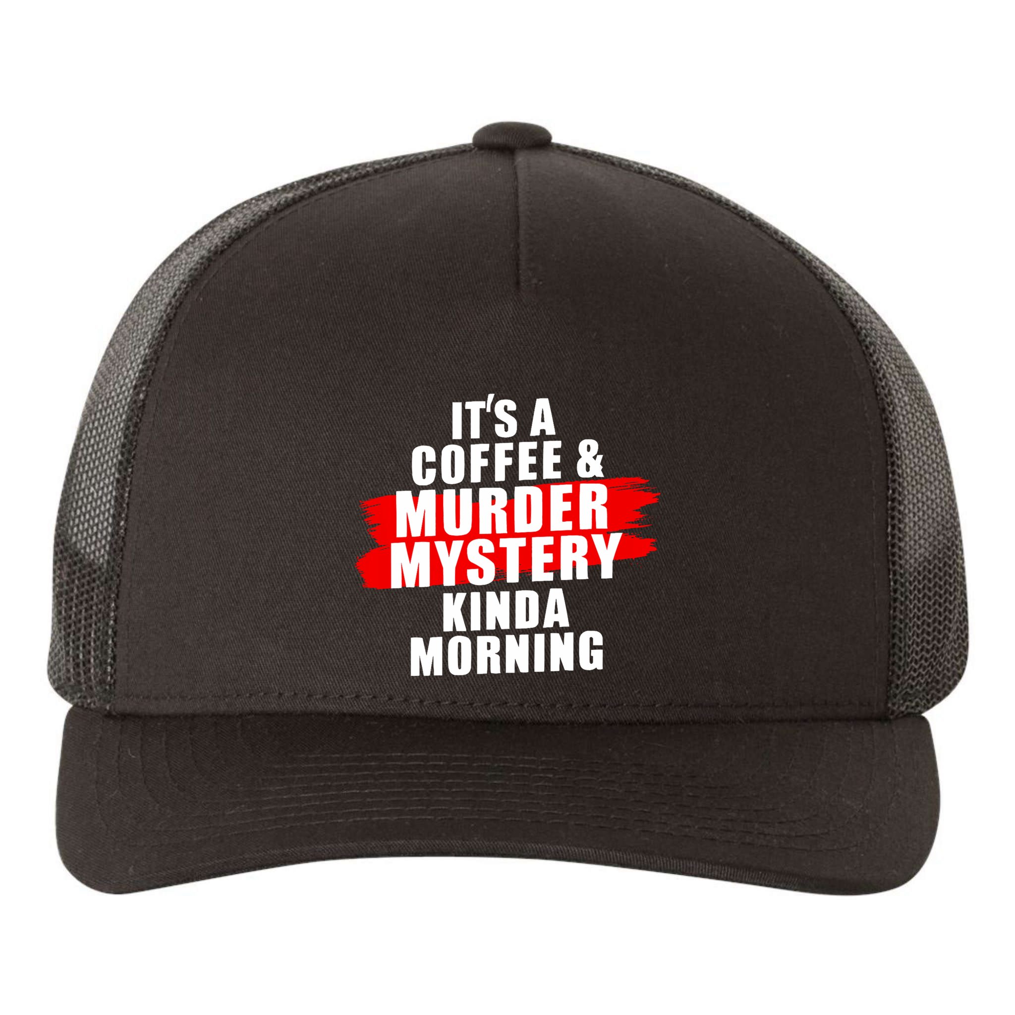 Murder Mystery Detective Documentary True Crime Yupoong Adult 5-Panel Trucker Hat