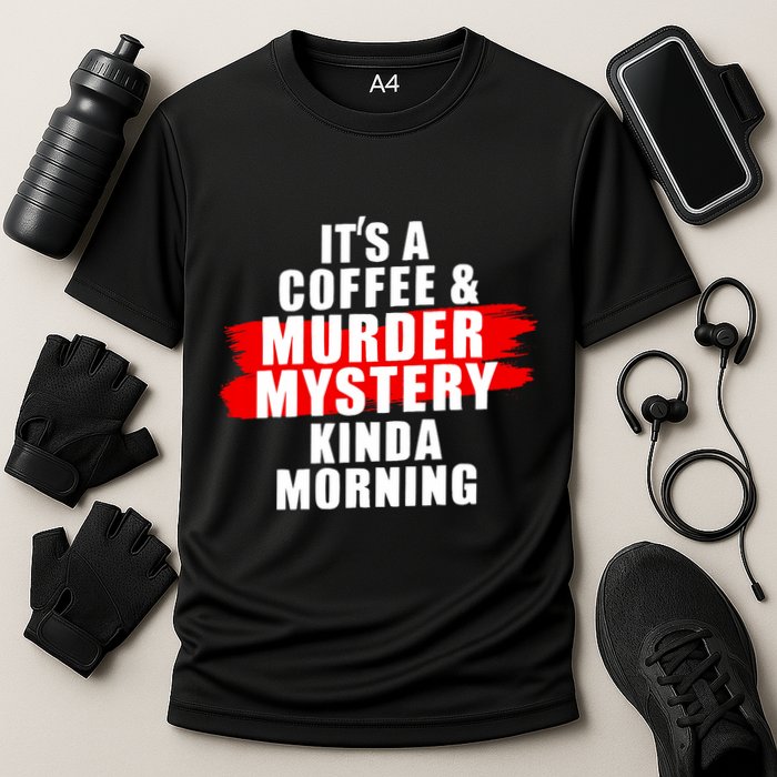 Murder Mystery Detective Documentary True Crime Cooling Performance Crew T-Shirt