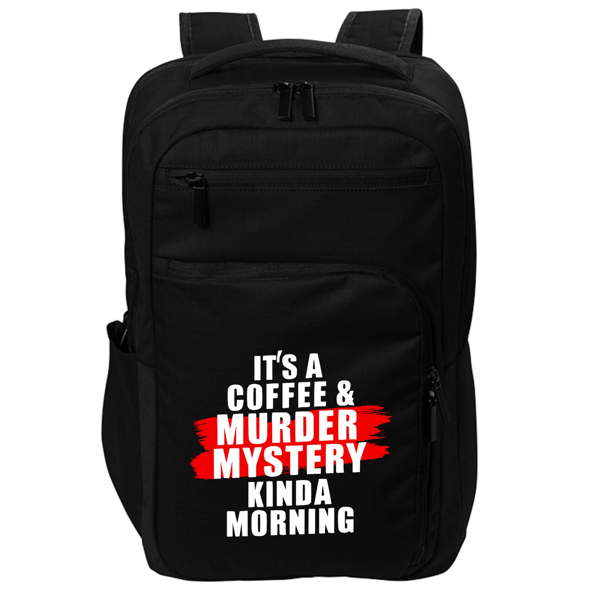Murder Mystery Detective Documentary True Crime Impact Tech Backpack