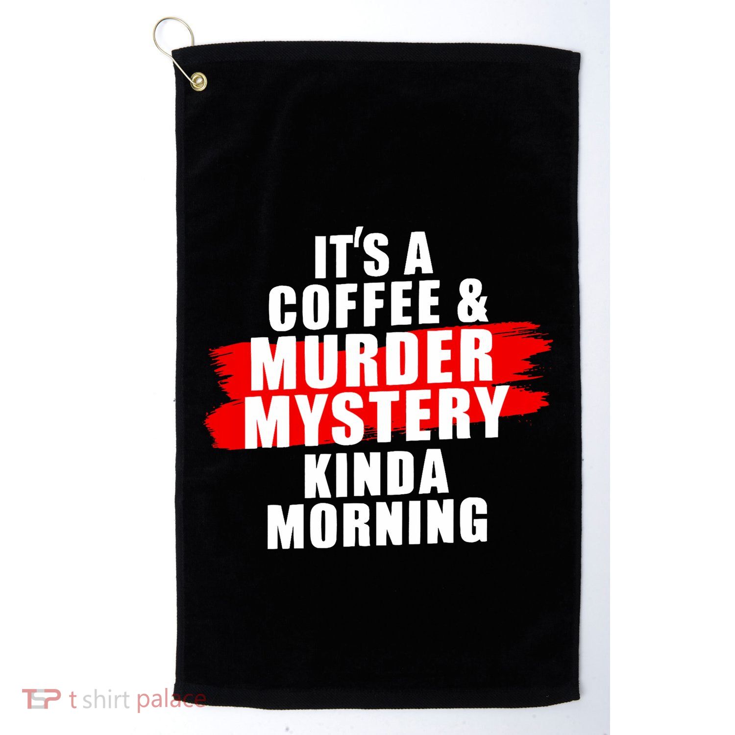 Murder Mystery Detective Documentary True Crime Golf Towel