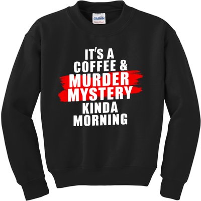 Murder Mystery Detective Documentary True Crime Kids Sweatshirt