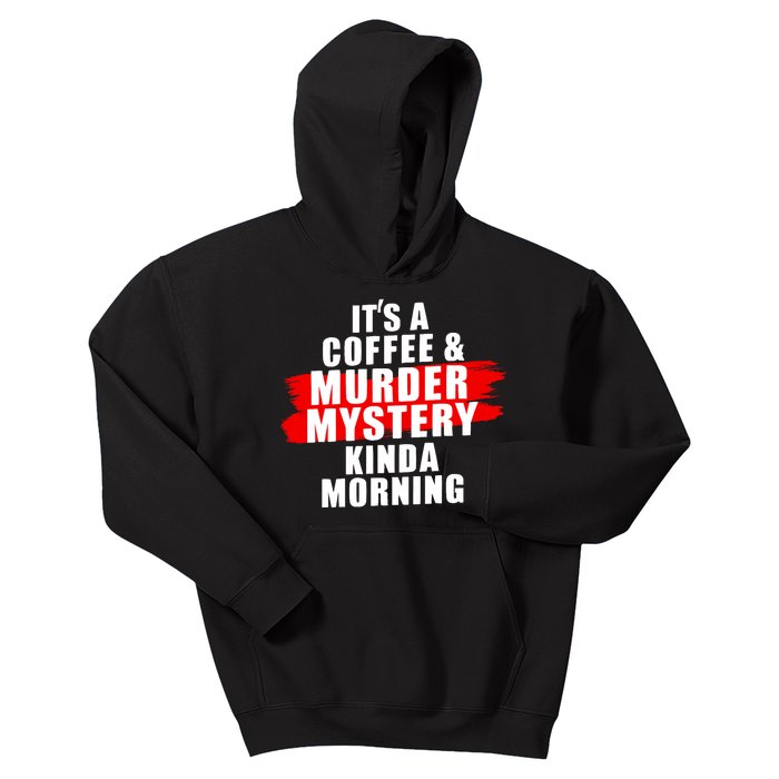 Murder Mystery Detective Documentary True Crime Kids Hoodie