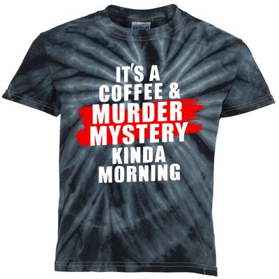 Murder Mystery Detective Documentary True Crime Kids Tie-Dye T-Shirt