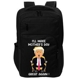 Make MotherS Day Great Again Mom Ltsp Funny Donald Trump Impact Tech Backpack