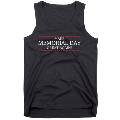 Make Memorial Day Great Again Trump Slogan Tank Top