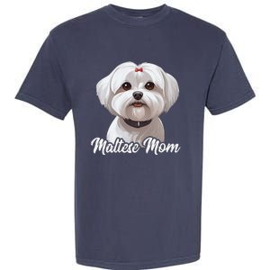 Maltese Mom Dog Mama Cute Mothers Day For Maltese Owner Garment-Dyed Heavyweight T-Shirt