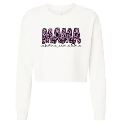 Mama Mothers Day Cropped Pullover Crew