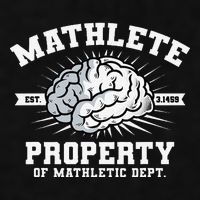 Mathlete Mathletic Dept. Est 3.1459 Math Teacher Pi Day Ladies PosiCharge Tri-Blend Wicking Tank