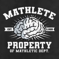 Mathlete Mathletic Dept. Est 3.1459 Math Teacher Pi Day Garment-Dyed Fleece Hoodie