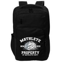 Mathlete Mathletic Dept. Est 3.1459 Math Teacher Pi Day Impact Tech Backpack