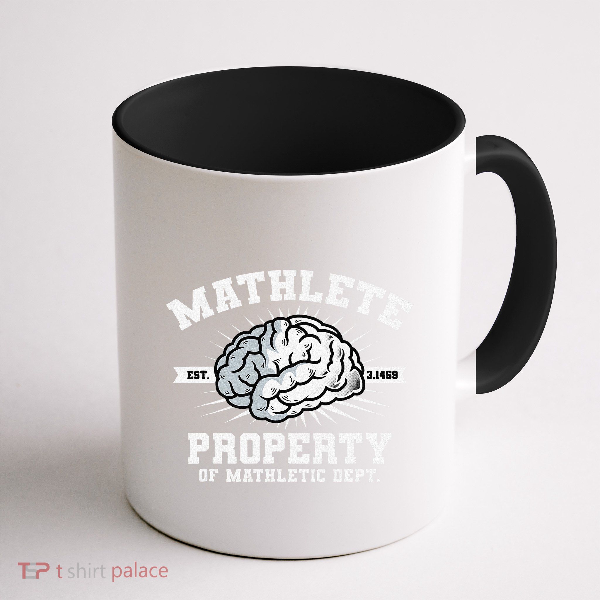 Mathlete Mathletic Dept. Est 3.1459 Math Teacher Pi Day Mug