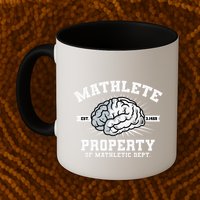Mathlete Mathletic Dept. Est 3.1459 Math Teacher Pi Day Mug