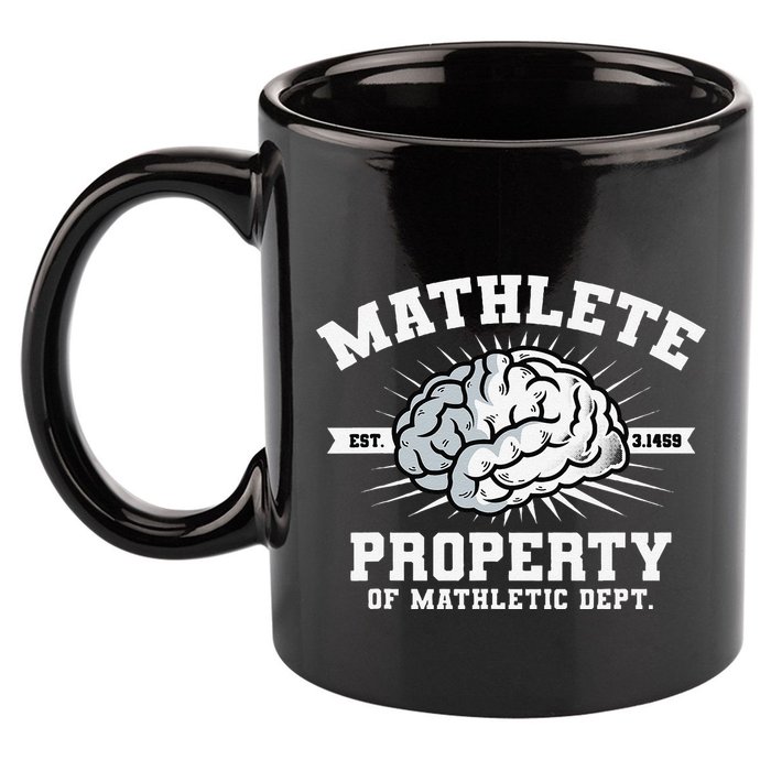 Mathlete Mathletic Dept. Est 3.1459 Math Teacher Pi Day 11oz C Handle Ceramic Mug
