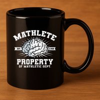 Mathlete Mathletic Dept. Est 3.1459 Math Teacher Pi Day 11oz C Handle Ceramic Mug