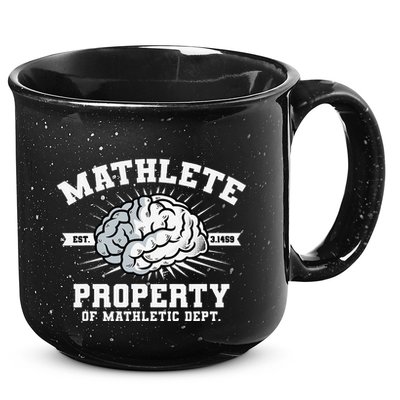 Mathlete Mathletic Dept. Est 3.1459 Math Teacher Pi Day 15oz Campfire Ceramic Mug