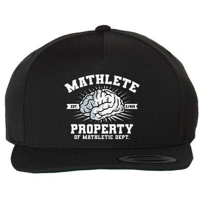 Mathlete Mathletic Dept. Est 3.1459 Math Teacher Pi Day Wool Snapback Cap