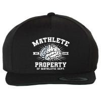 Mathlete Mathletic Dept. Est 3.1459 Math Teacher Pi Day Wool Snapback Cap