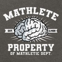Mathlete Mathletic Dept. Est 3.1459 Math Teacher Pi Day Cotton Canvas Backpack