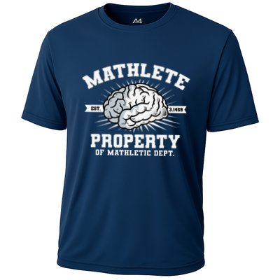 Mathlete Mathletic Dept. Est 3.1459 Math Teacher Pi Day Performance Shirt