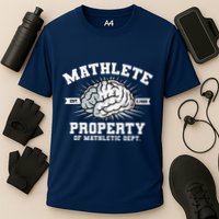Mathlete Mathletic Dept. Est 3.1459 Math Teacher Pi Day Performance Shirt