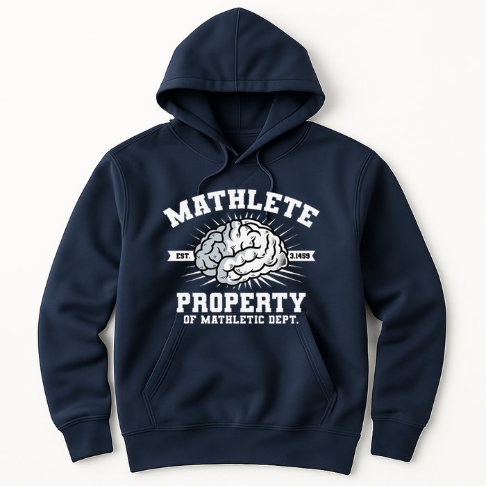 Mathlete Mathletic Dept. Est 3.1459 Math Teacher Pi Day Hoodie