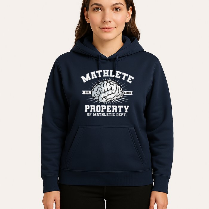 Mathlete Mathletic Dept. Est 3.1459 Math Teacher Pi Day Hoodie