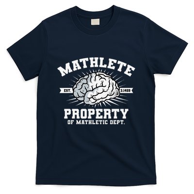 Mathlete Mathletic Dept. Est 3.1459 Math Teacher Pi Day T-Shirt